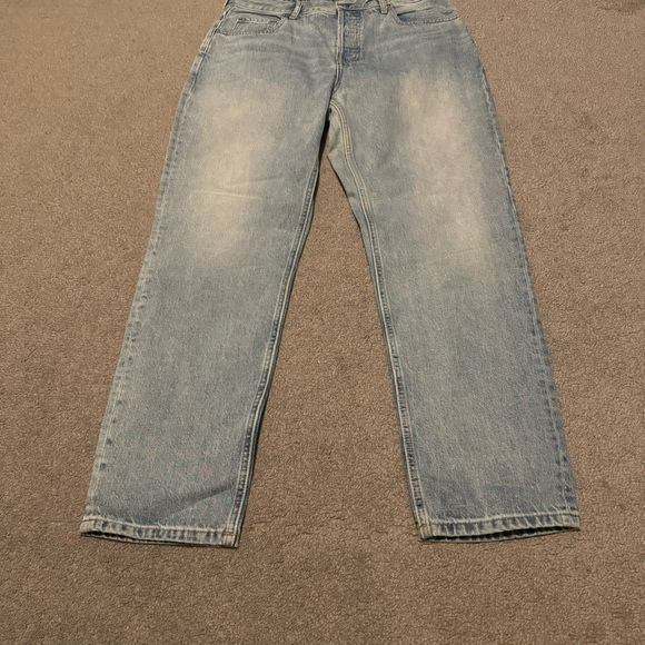 Everlane 90s Cheeky Jeans High Waisted Straight Leg Light Wash Minimalist New 30 - Picture 4 of 13